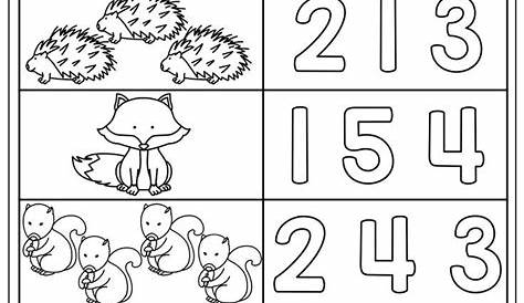 Count and color the number! | Preschool | Kindergarten math, Numbers