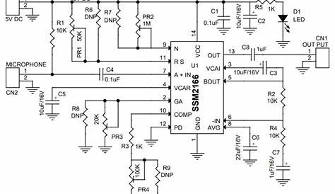 variable gain mic preamp circuit