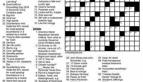 Printable Hard Crossword Puzzles For Adults - Printable Crossword Puzzles