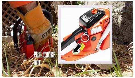 Starting an Echo CS 400 Chainsaw On The Job - YouTube