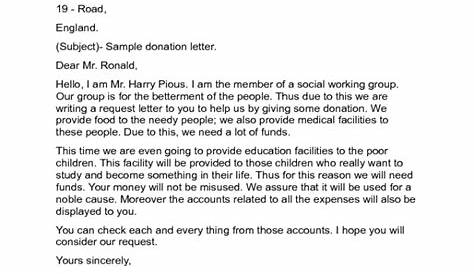 sample sponsorship request letter for non-profit organization
