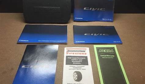 Sell 2014 14 Honda Civic Sedan Owner's Manual SET OEM 7 Pieces in