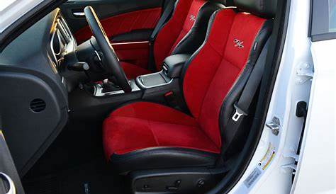 red leather seats for dodge charger