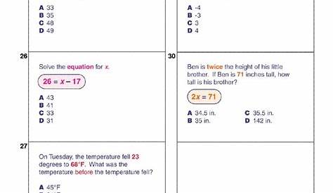 inequality equations worksheets
