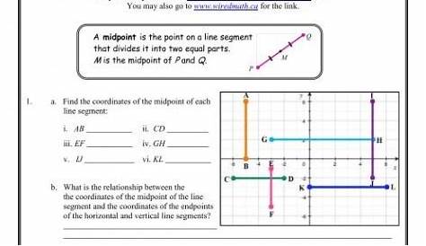 geometry line segment worksheets