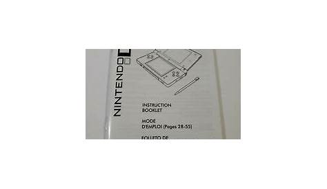 NINTENDO DS LITE Instruction Booklet Manual | eBay