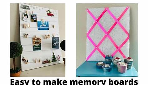 Easy to make memory boards (under $ 5 DIY present) – Colorful Designer