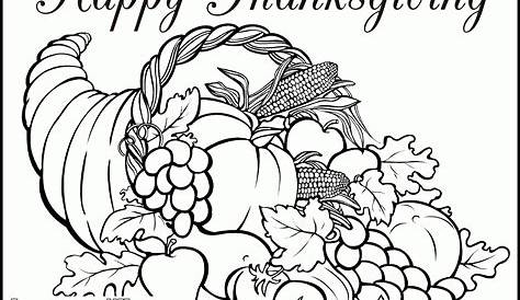 Free Printable Toddler Thanksgiving Coloring Pages - Coloring Home