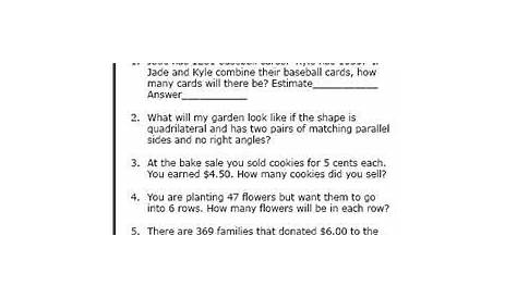 math word problems for 4th graders