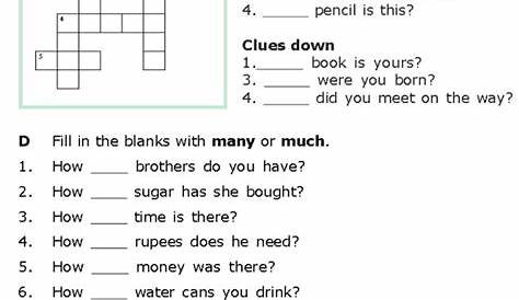 6Th Grade Grammar Worksheets With Answers