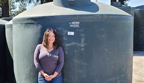 3,000 Gallon Vertical Water Storage Tank 102"D x 93"H