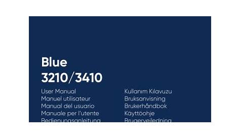 Blueair Blue 3210/3410 User Manual | Manualzz