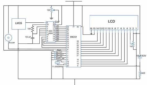 Digital Clock Circuit with 8051 Microcontroller