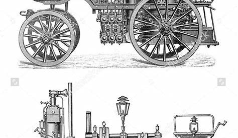 antique fire truck pump diagram