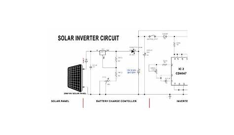 schematic circuit diagram of solar inverter