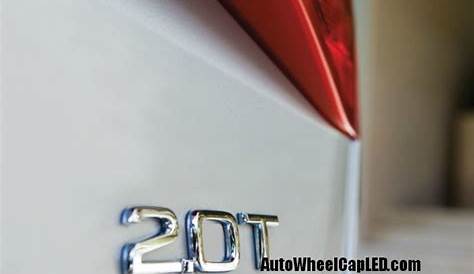 Audi 2.0T Quattro Rear Trunk Black Chrome Silver Letters Emblems Badges