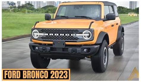 2023 ford bronco 0-60