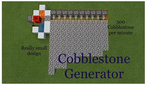 Automatic Cobblestone Generator Skyblock ll WORKS FOR ALL VERSIONS ll
