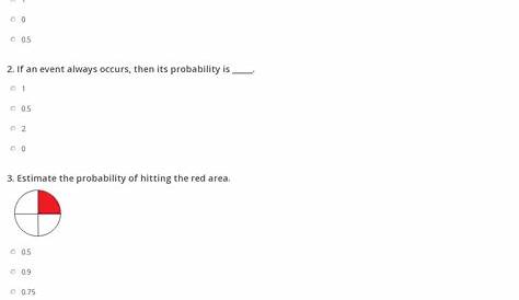 geometric probability worksheets answers
