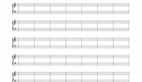 sheet music blank printable