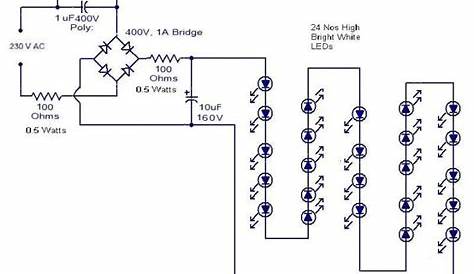 led lights circuit diagram