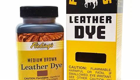 Fiebing's Pro Leather Dye 4 oz. Medium Brown ⋆ Saddles N Such | SMC