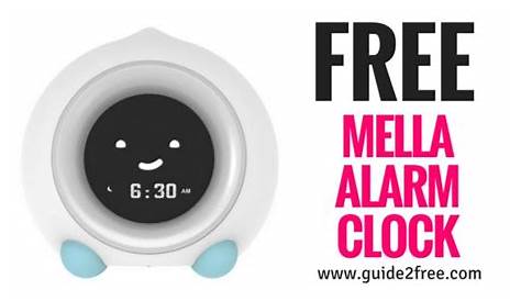 FREE Little Hippo Mella Alarm Clock | Alarm clock, Childrens clock, Clock