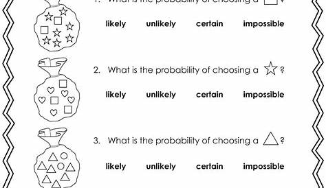 probability worksheet 8th grade