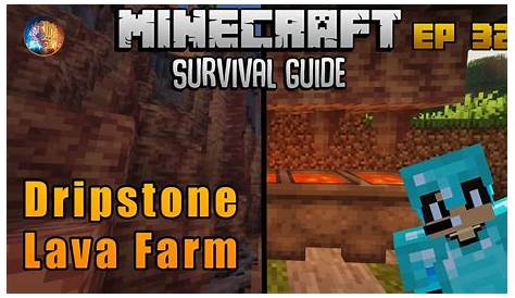 Dripstone Lava Farm | Minecraft Survival Guide Sinhala 1.18 EP 32 - YouTube