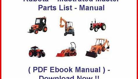 kubota b8200 parts manual pdf