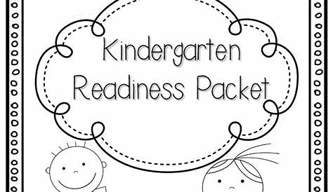 kindergarten readiness test free printable