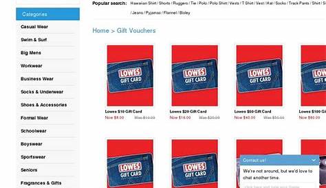 lowes printable gift card