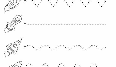 preschool worksheets line tracing
