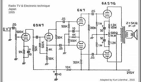 6080 tube amplifier schematics