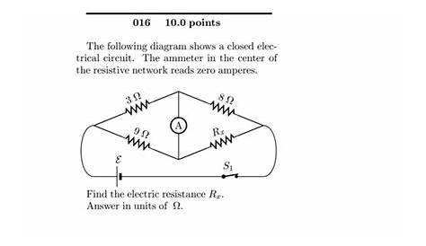 closed electrical circuit diagram