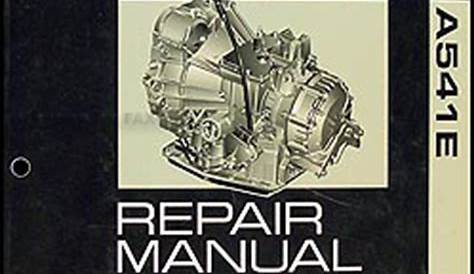1994-1997 Toyota Avalon & Camry V6 Automatic Transmission Overhaul Manual