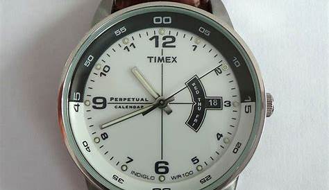 how to set timex perpetual calendar watch