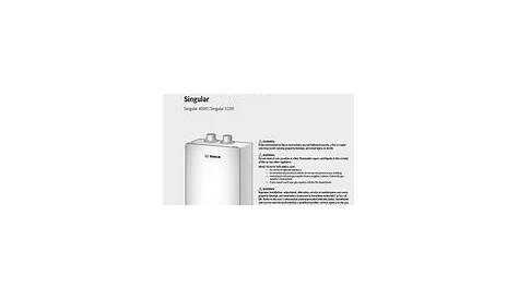 Bosch Singular 5200 Manuals | ManualsLib