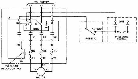 3 phase motor starter schematic