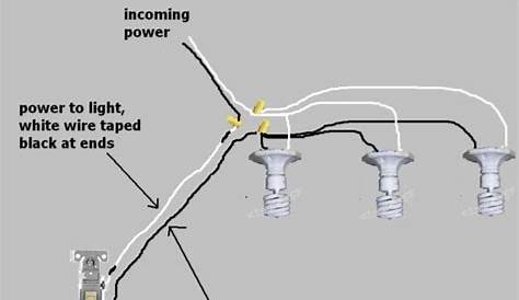 single light wiring diagram