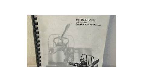 Crown Pallet Jack PE4500 Service & Parts Manual | eBay