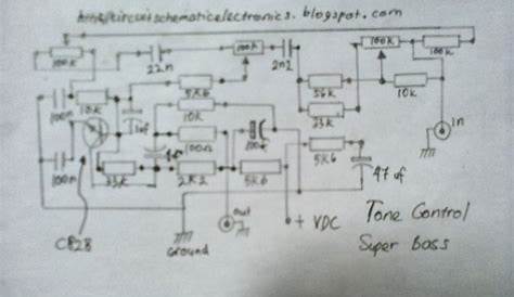 bass tone control circuit diagram