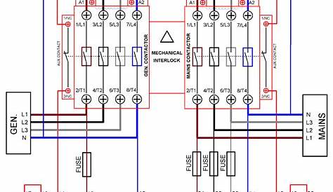 automatic changeover switch circuit diagram pdf