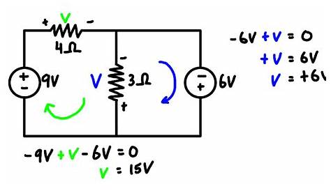 Kirchhoff's Voltage Law (KVL) Example Problem #2 | Problem, Ap physics