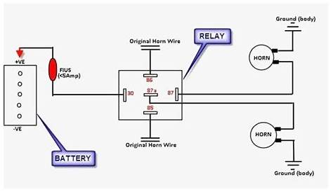 Horn Relay Wiring: How to Wire a Horn Relay