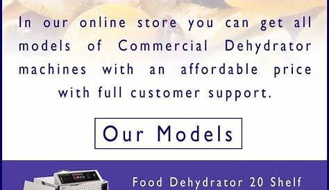 All models of commercial dehydrator | Commercial dehydrator, Dehydrator