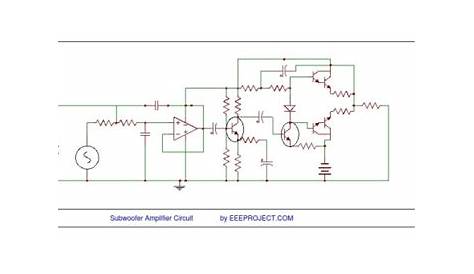 Subwoofer Amplifier Circuit [Explained] with Application
