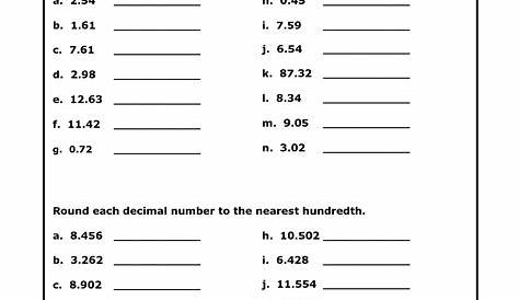 15 Best Images of Decimals To Hundredths Worksheets - Adding and