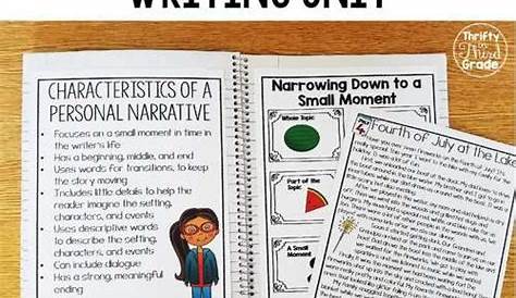 2nd Grade Personal Narrative Writing Unit {W.2.3} | TpT