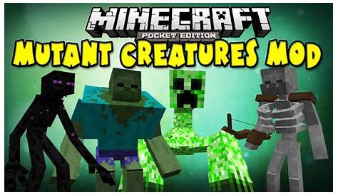 [0.10.5] Mutant Creatures MOD! Minecraft Pocket Edition - YouTube